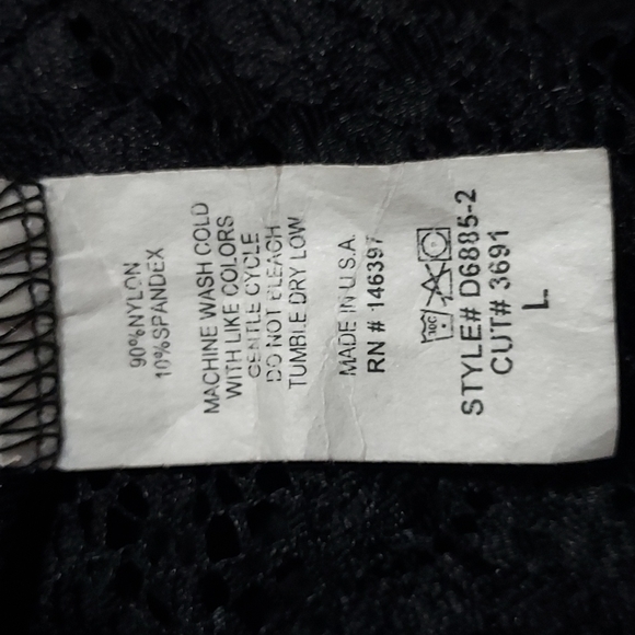 58. Black lace dress NWT - Picture 4 of 5